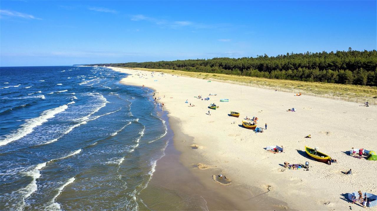 Pokoje Goscinne Konik Morski Dębki Buitenkant foto